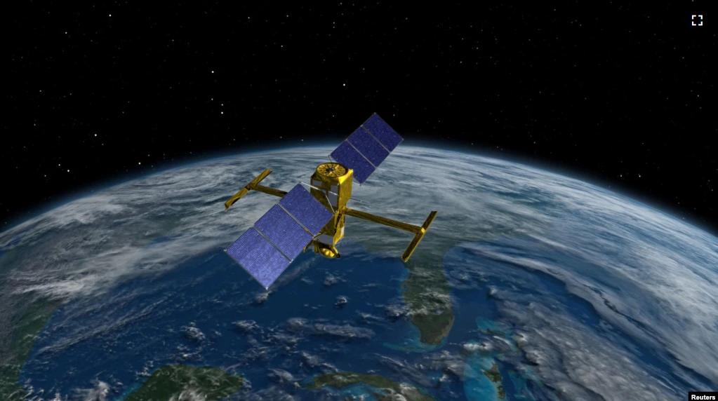 The advanced radar SWOT satellite, short for Surface Water and Ocean Topography and designed and built at NASA's Jet Propulsion Laboratory (JPL) near Los Angeles, is seen in an artist's rendition created in February 2015.