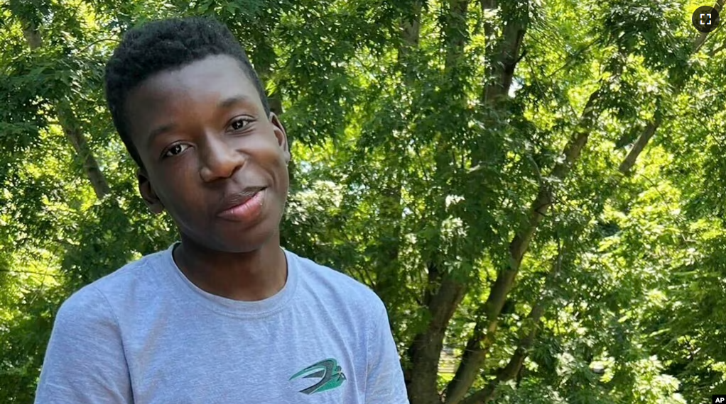 This undated photo provided by Ben Crump Law shows Ralph Yarl, the teenager shot by a homeowner in Kansas City, Missori. (Ben Crump Law via AP)