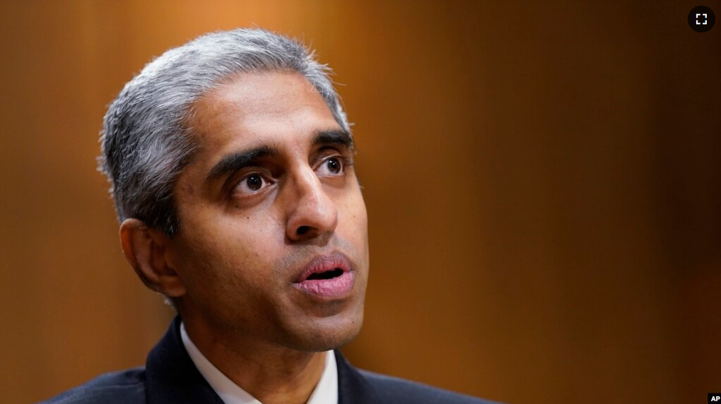 FILE - Surgeon General Dr. Vivek Murthy testifies before the Senate Finance Committee on Capitol Hill in Washington, on Feb. 8, 2022. (AP Photo/Susan Walsh, File)