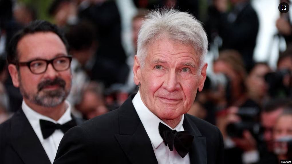 FILE PHOTO: Harrison Ford poses at the 76th Cannes Film Festival, May 18, 2023. REUTERS/Gonzalo Fuentes/File Photo