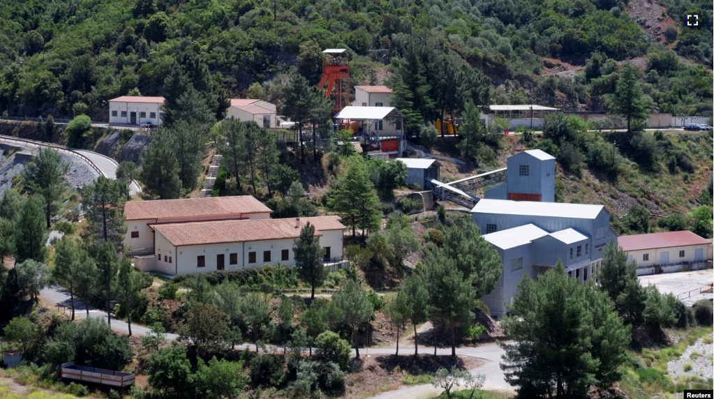 General view shows Sos Enathos mine in Lula, Italy, May 10, 2023. (REUTERS/Federico Maccioni)