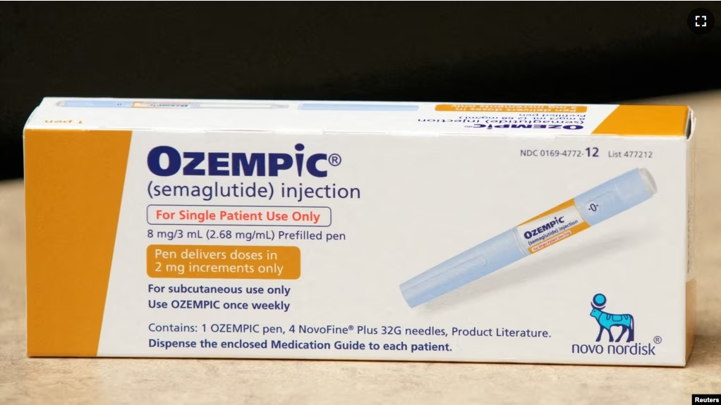 FILE - A box of Ozempic, a semaglutide injection drug used for treating type 2 diabetes and made by Novo Nordisk, is seen at a Rock Canyon Pharmacy in Provo, Utah, U.S. March 29, 2023. (REUTERS/George Frey/File Photo)