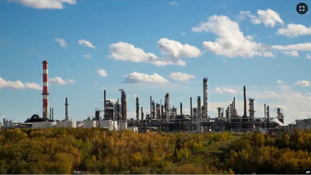 FILE - ExxonMobil renewable diesel complex at the Strathcona refinery near Edmonton, Canada. (Photo: Business Wire)