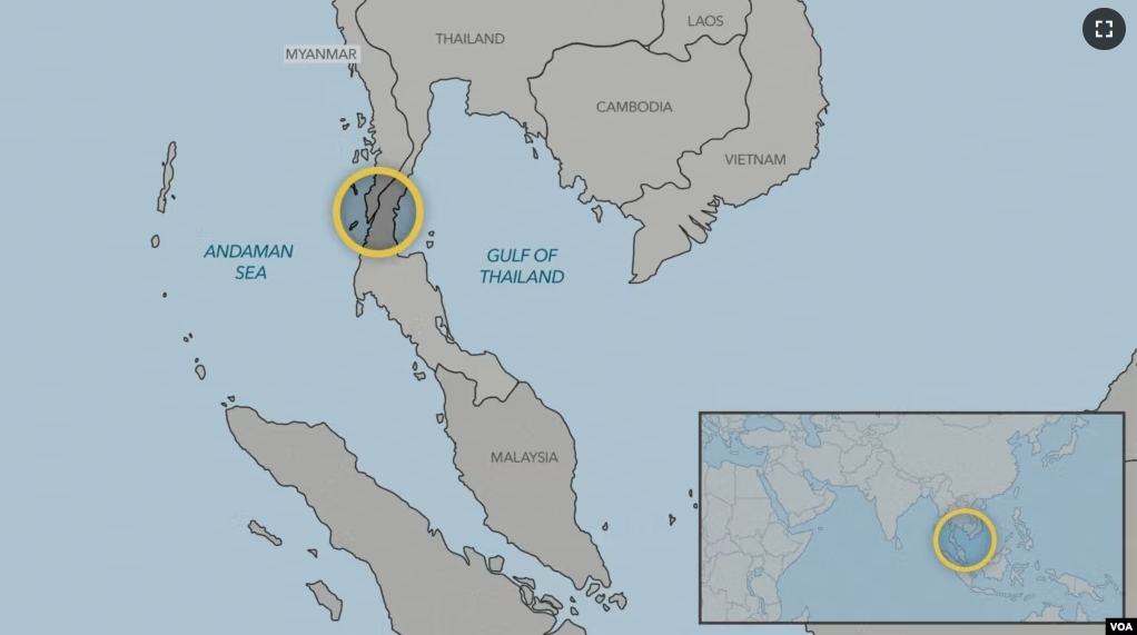 Thailand is looking for investment to build a "land bridge" across its southern neck, which would cut cargo transit times.