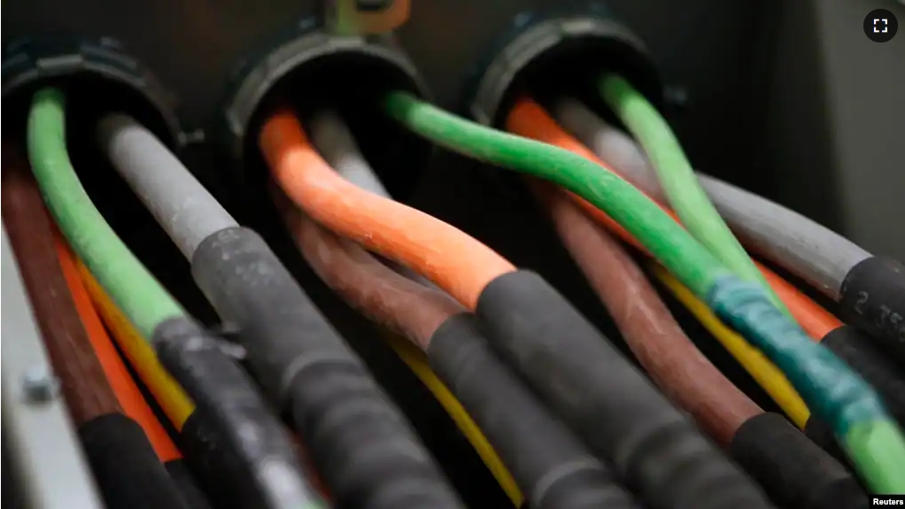 FILE - Fiber optic cables are seen running into a server room at Intergate.Manhattan, a data center owned and developed by Sabey Data Center Properties, during a tour of the facility in lower Manhattan, in New York, March 20, 2013. (REUTERS/Mike Sega)