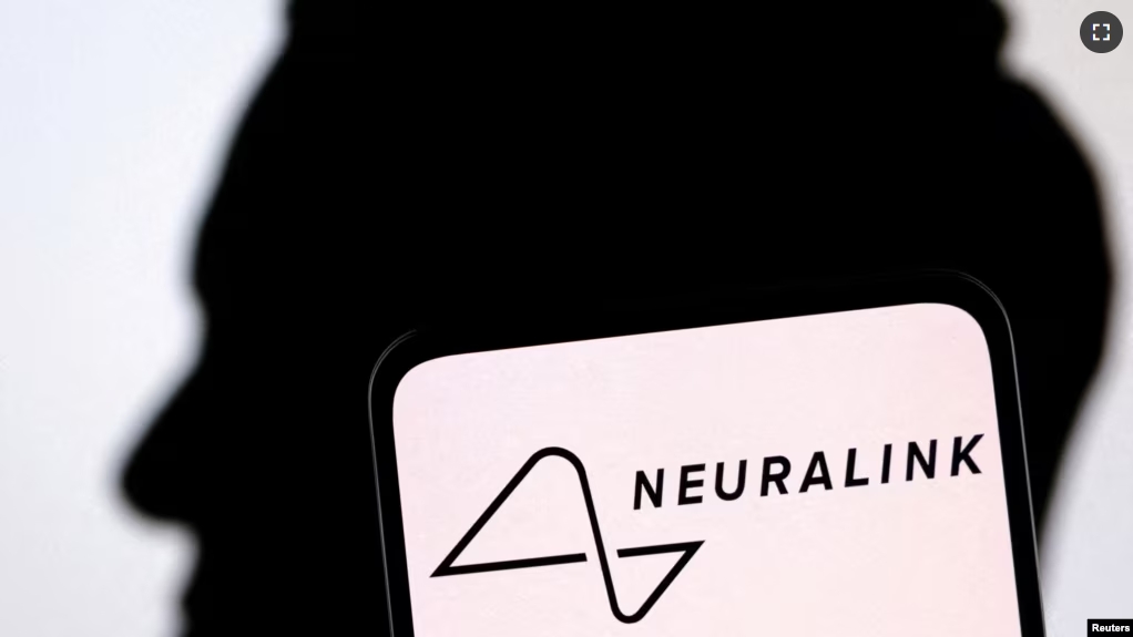 FILE - Neuralink logo and Elon Musk silhouette are seen in this illustration taken, on December 19, 2022. (REUTERS/Dado Ruvic/Illustration/File Photo)