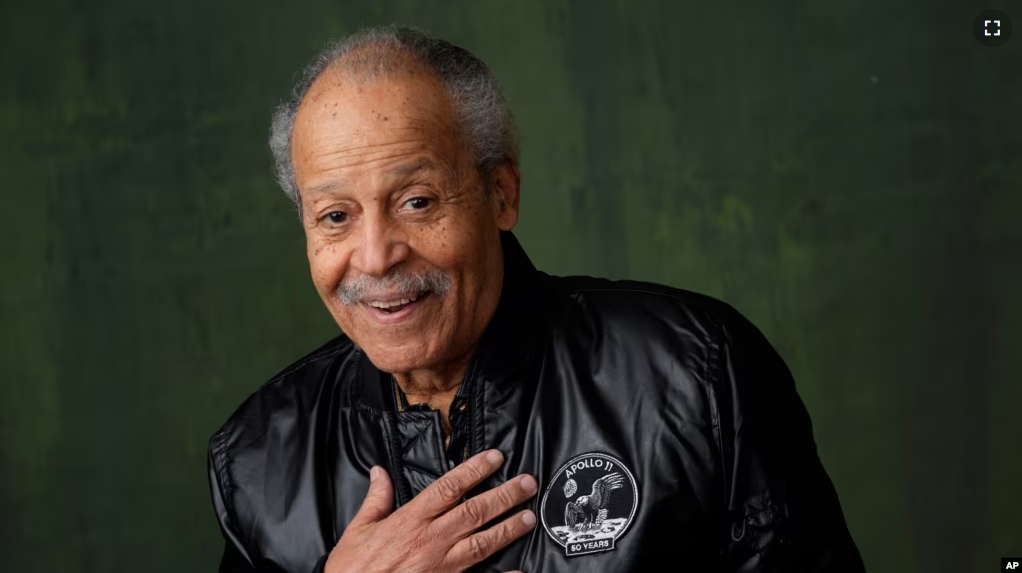 FILE - Former NASA astronaut Ed Dwight poses for a portrait to promote the National Geographic documentary film "The Space Race" during the Winter Television Critics Association Press Tour, Feb. 8, 2024. (AP Photo/Chris Pizzello, File)