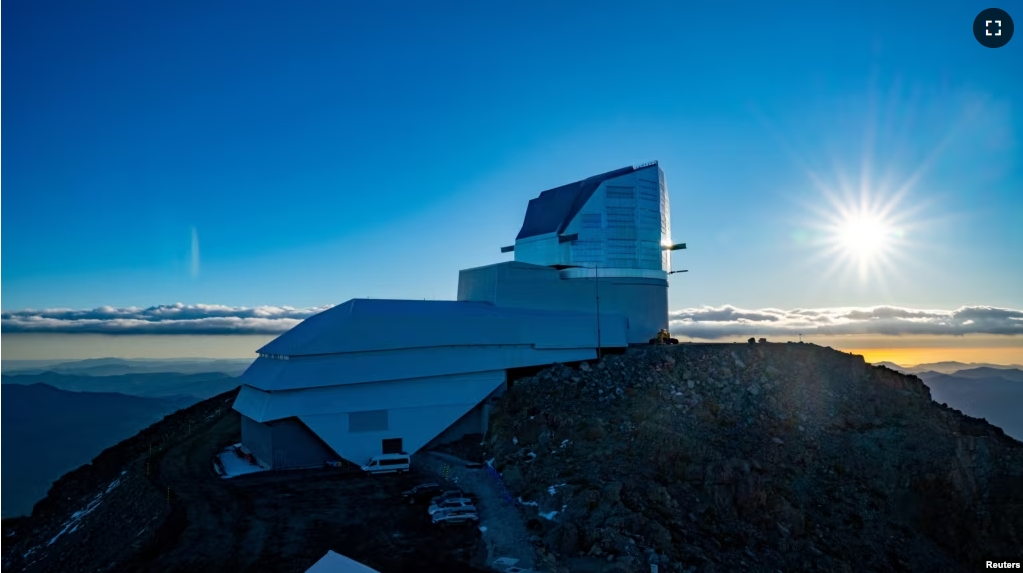 The Vera C. Rubin Observatory, where the 3200-megapixel LSST digital astronomy camera, the highest-resolution camera in the world, is seen, at Cerro Pachon area, in Coquimbo region, Chile May 17, 2024. (Olivier Bonin/SLAC National Accelerator Laboratory/Handout via REUTERS)