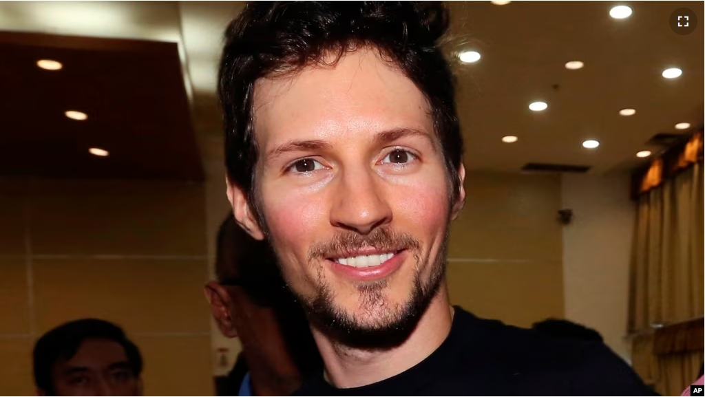 This file photo shows Telegram co-founder Pavel Durov, following his meeting with Indonesian Communication and Information Minister Rudiantara in Jakarta, Indonesia on Aug. 1, 2017. (AP Photo/Tatan Syuflana, File)