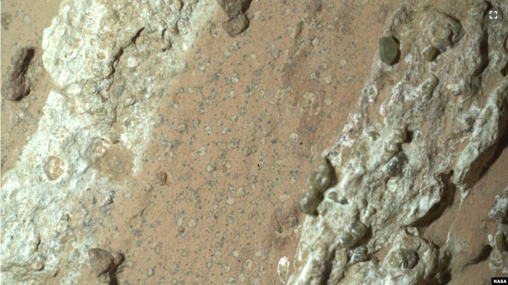 NASA’s Perseverance rover made several new discoveries the space agency says support existing evidence that ancient microbial life may have lived on Mars when the planet had running water. (Credit: NASA/JPL-Caltech/MSSS Full Image Details)