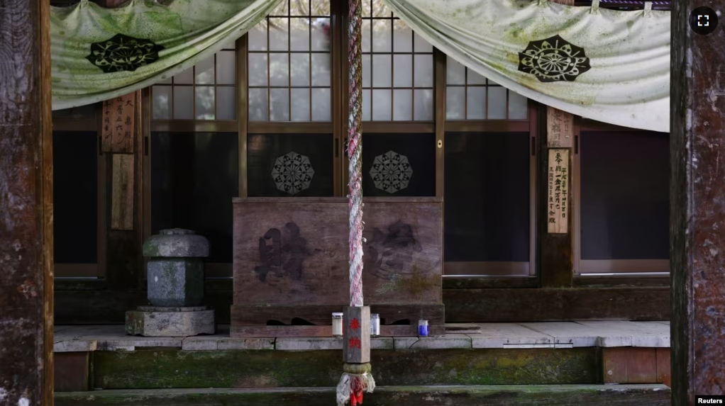 Mikaboyama Fudoson temple is pictured in Fujioka, Gunma Prefecture, Japan September 4, 2024. (REUTERS/Kim Kyung-Hoon)