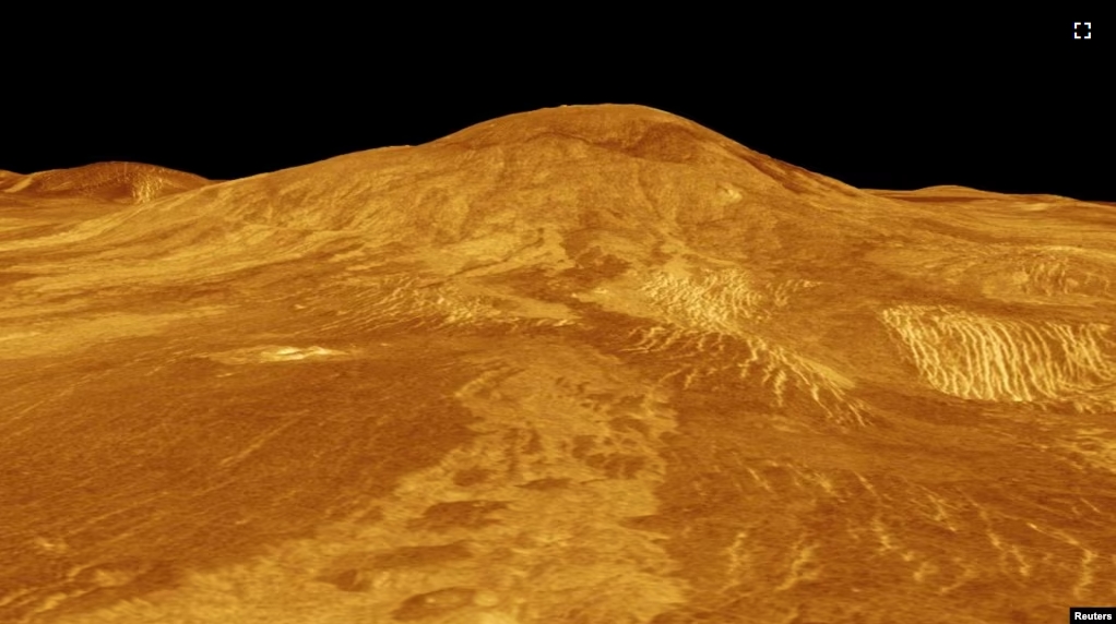 This file photo, provided by NASA's Jet Propulsion Laboratory, shows a computer-generated 3D model of Venus' surface. (NASA/JPL/Handout via REUTERS)