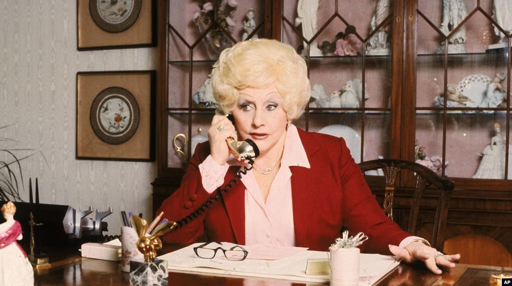 Mary Kay Ash, president of Mary Kay Cosmetics, is seen in her Dallas, Texas, office in January 1982. (AP File Photo)